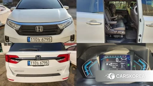 Honda Odyssey 2022 Белый из Кореи