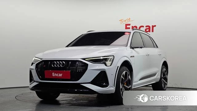 Audi e-Tron 2022 Белый из Кореи