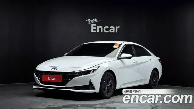Hyundai Avante (CN7) 2020 Белый из Кореи
