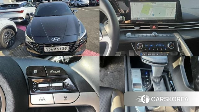 Hyundai Avante (CN7) 2021 Черный из Кореи