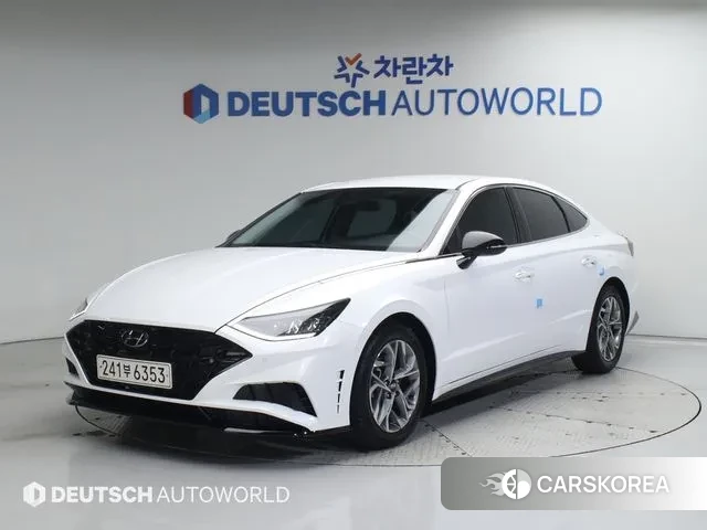 Hyundai Sonata (DN8) 2021 Белый из Кореи
