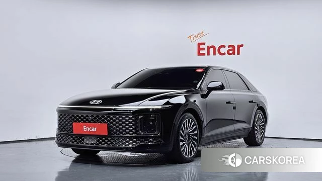 Hyundai Grandeur Hybrid (GN7) 2024 Черный из Кореи