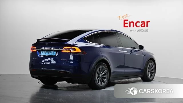 Tesla Model X 2019 Синий из Кореи