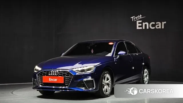 Audi A4 (B9) 2021 Синий из Кореи