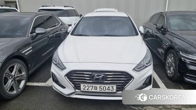 Hyundai Sonata New Rise Hybrid 2019 Белый из Кореи