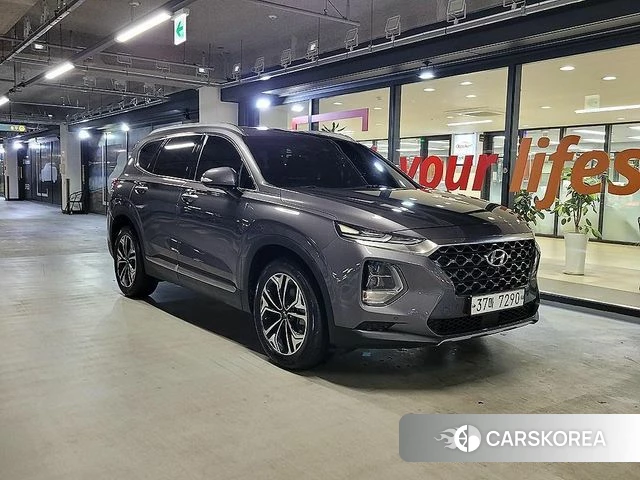Hyundai Santa Fe TM 2018 Серый из Кореи