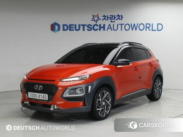 Hyundai Kona Hybrid 2019 Оранжевый из Кореи