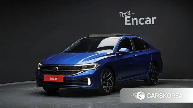 Volkswagen 7th Generation of Jetta 2022 Синий из Кореи