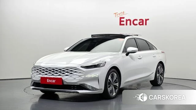Kia K8 Hybrid 2021 Белый из Кореи