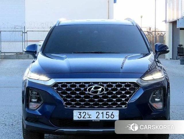 Hyundai Santa Fe TM 2018 Синий из Кореи