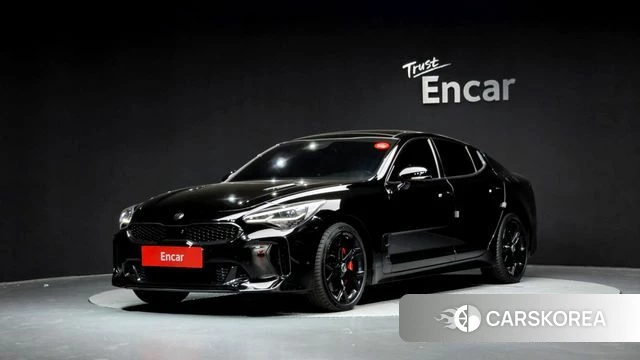 Kia Stinger 2018 Черный из Кореи