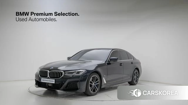 BMW 5 Series (G30) 2022 Синий из Кореи