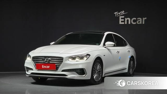Hyundai Grandeur IG Hybrid 2018 Белый из Кореи