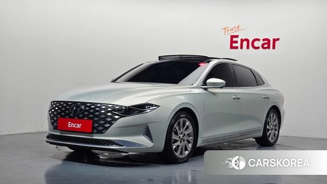 Hyundai The New Grandeur IG Hybrid 2021 Светло-серебряный цвет из Кореи