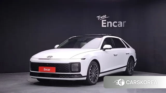 Hyundai Grandeur Hybrid (GN7) 2025 Белый из Кореи