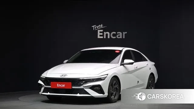 Hyundai The New Avante (CN7) 2023 Белый из Кореи