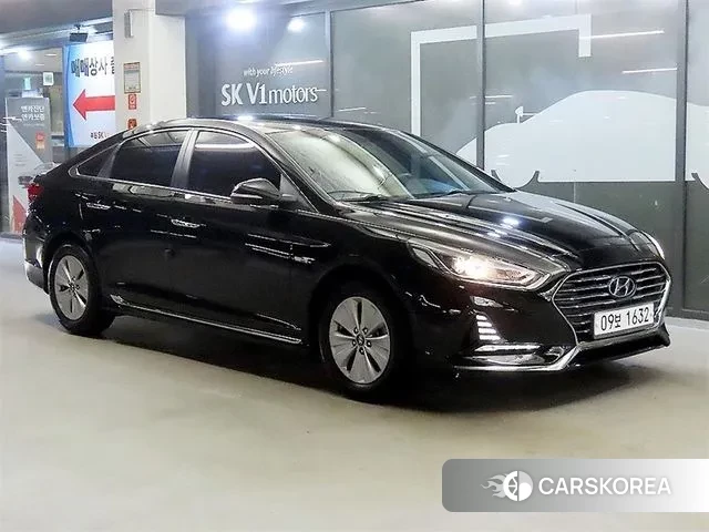 Hyundai Sonata New Rise Hybrid 2018 Черный из Кореи