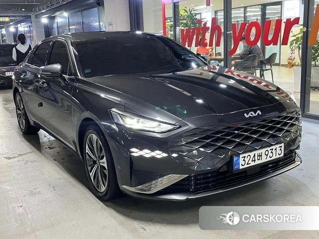 Kia K8 Hybrid 2022 Серый из Кореи