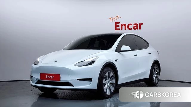 Tesla Model Y 2023 Белый из Кореи