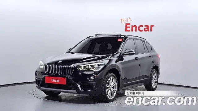 BMW X1 (F48) 2018 Черный из Кореи