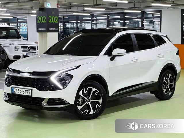 Kia Sportage 5th Generation Hybrid 2024 Белый из Кореи