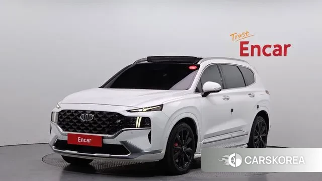 Hyundai The New Santa Fe 2021 Белый из Кореи