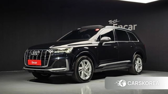 Audi Q7 (4M) 2021 Черный из Кореи