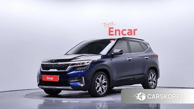 Kia Seltos 2019 Синий из Кореи