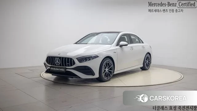 Mercedes-Benz A-Class W177 2024 Белый из Кореи