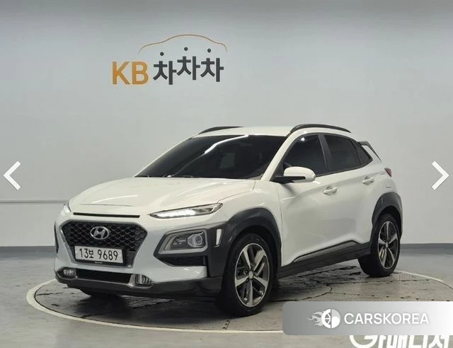 Hyundai Kona 2019 Белый из Кореи