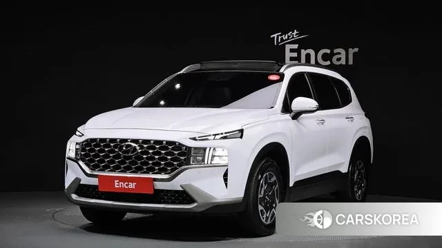 Hyundai The New Santa Fe 2022 Белый из Кореи