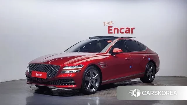 Genesis G80 (RG3) 2020 Красный из Кореи