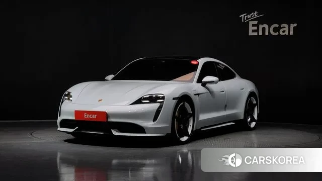 Porsche Taycan 2021 Белый из Кореи