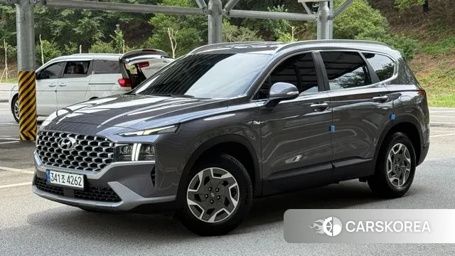 Hyundai The New Santa Fe 2021 Серый из Кореи