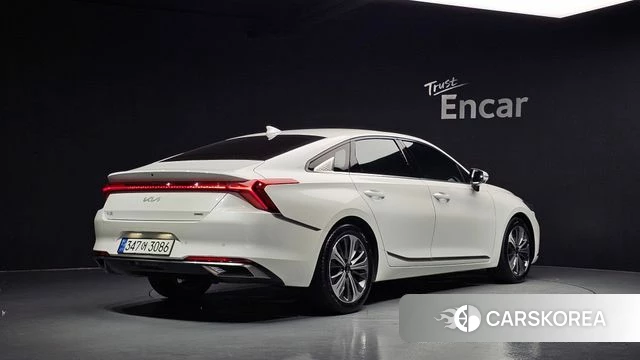 Kia K8 Hybrid 2021 Белый из Кореи