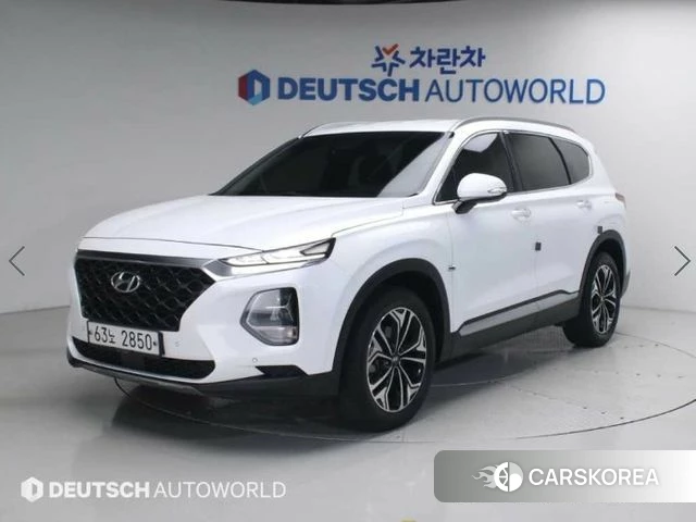 Hyundai Santa Fe TM 2019 Белый из Кореи