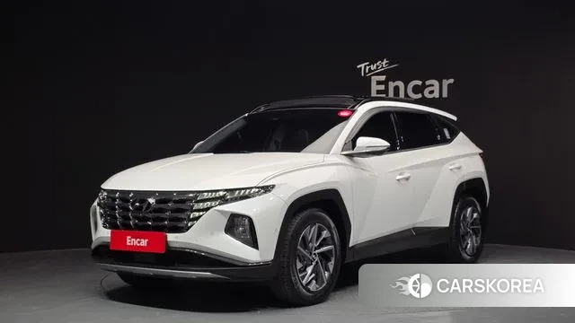 Hyundai Tucson Hybrid (NX4) 2021 Белый из Кореи