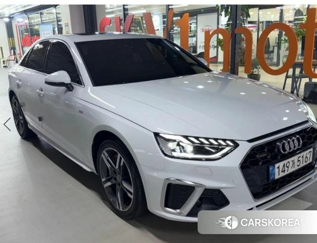 Audi A4 (B9) 2021 Белый из Кореи
