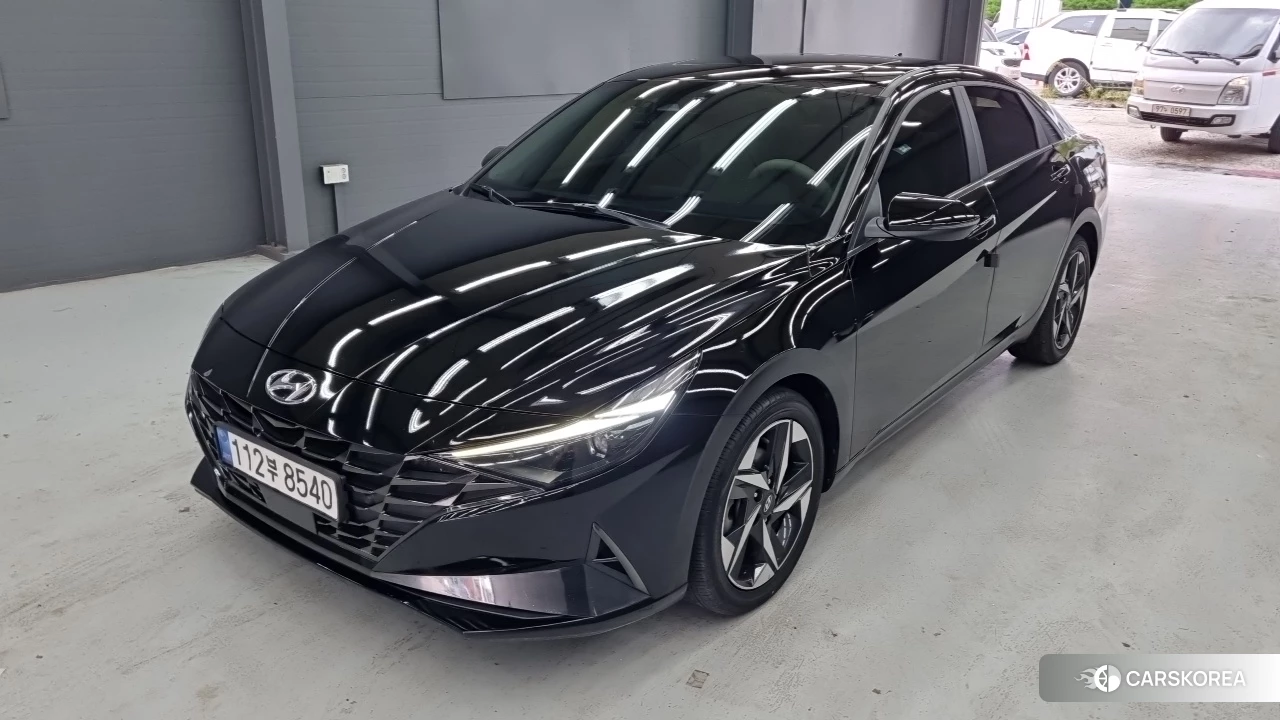 Hyundai Avante (CN7) 2022 Черный из Кореи