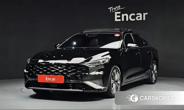 Kia K8 Hybrid 2021 Черный из Кореи