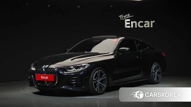 BMW 4 Series (G22) 2021 Черный из Кореи
