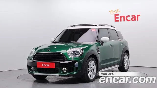 Mini Cooper Countryman 2020 Зеленый из Кореи