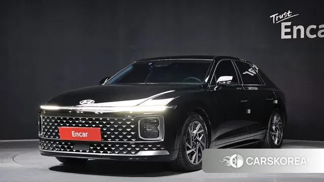 Hyundai Grandeur (GN7) 2023 Черный из Кореи