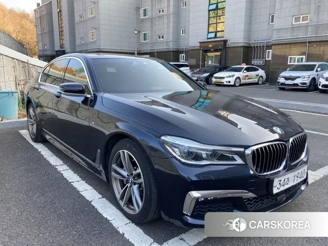 BMW 7 Series (G11) 2018 Черный из Кореи