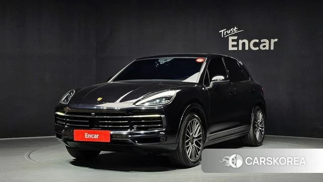 Porsche Cayenne (PO536) 2019 Черный из Кореи