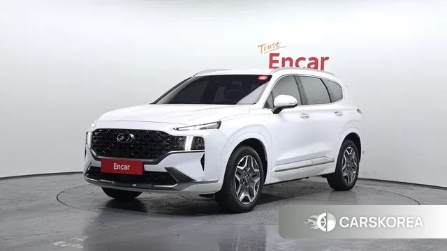 Hyundai The New Santa Fe 2023 Белый из Кореи