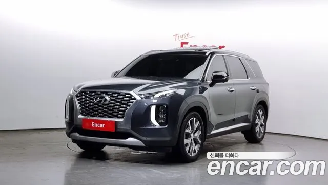 Hyundai Palisade 2021 Небесно-голубой из Кореи