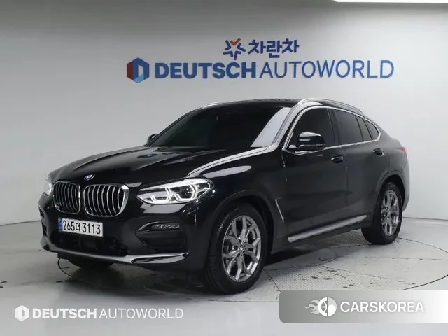 BMW X4 (G02) 2020 Черный из Кореи