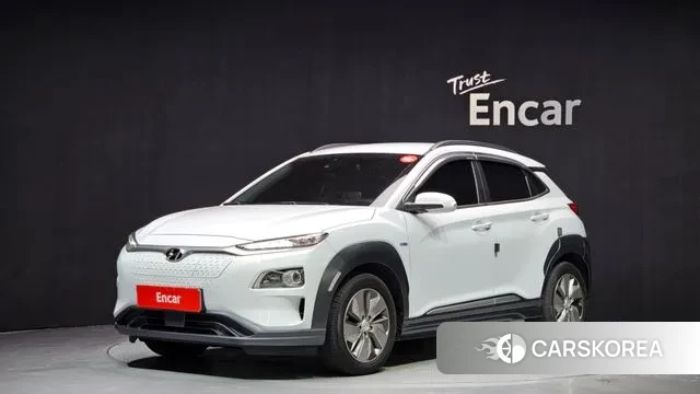 Hyundai Kona Electric 2018 Белый из Кореи