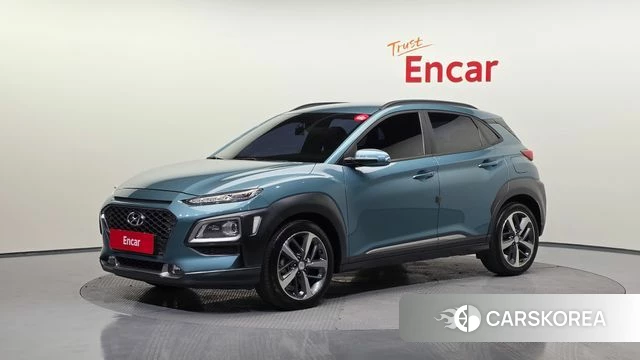 Hyundai Kona 2019 Темно-зеленый из Кореи